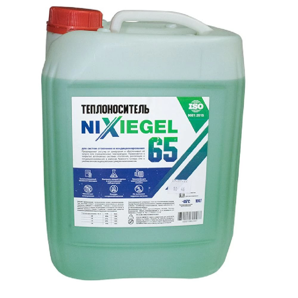 Теплоноситель (антифриз) DIXIS Nixiegel 65 этиленгликоль (-65°C) 20 кг Теплоноситель (антифриз) DIXIS Nixiegel 65 этиленгликоль (-65°C) 20 кг