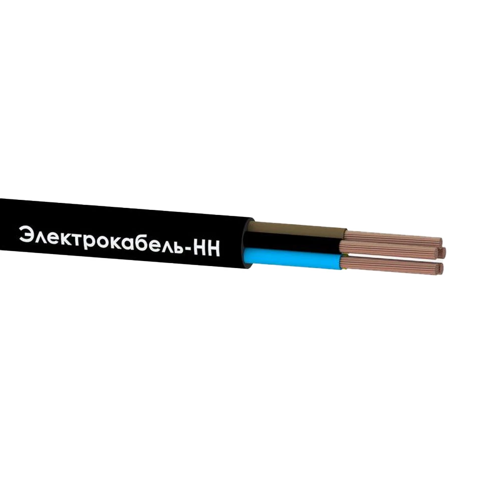 Кабель ЭЛЕКТРОКАБЕЛЬ НН КГВВнг(А)-LS 5х50 (N PE) количество жил - 5, напряжение - 660 В, сечение - 50 мм2, материал изоляции - поливинилхлорид, цвет - черный 00-00024236