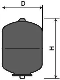 Расширительный бак Flamco Flexcon R 8 л 6 бар настенный 16010RU Расширительный бак Flamco Flexcon R 8 л 6 бар настенный 16010RU
