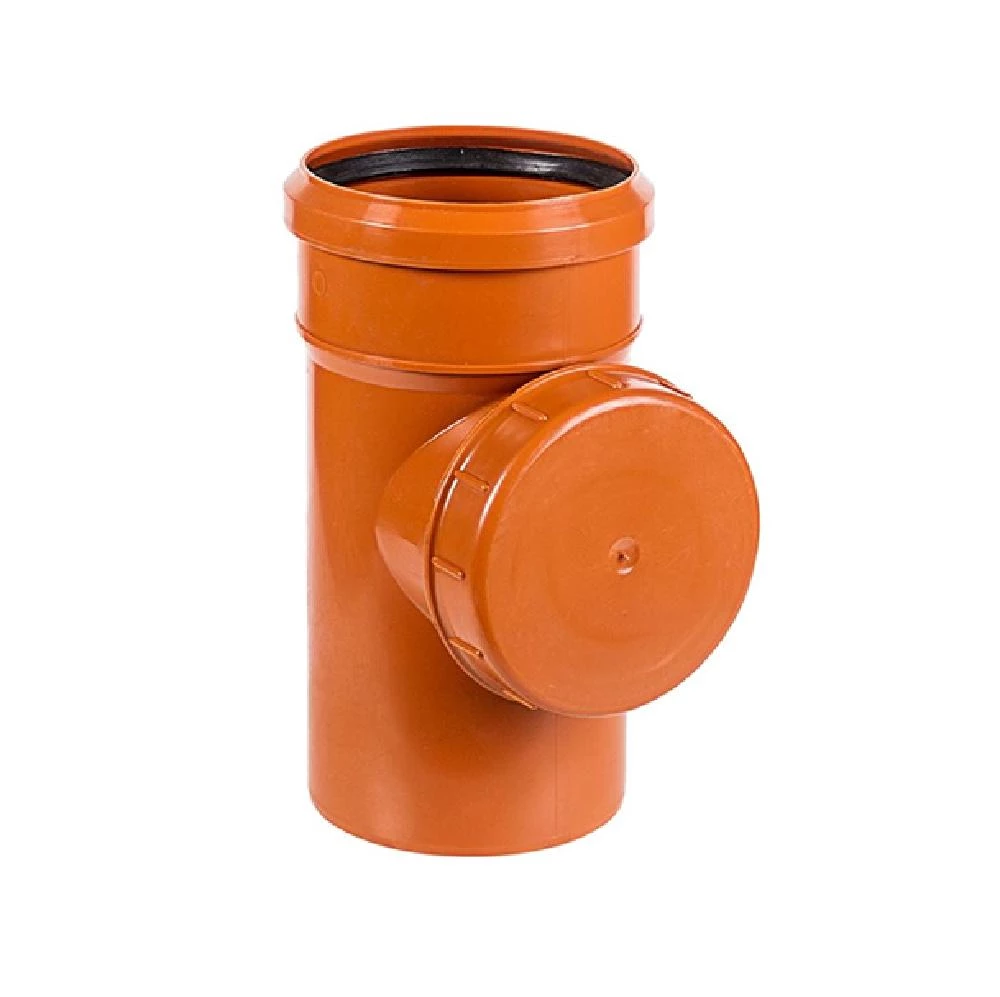 Ревизия Sinikon НПВХ Дн200 для наружной канализации, непластифицированный поливинилхлорид